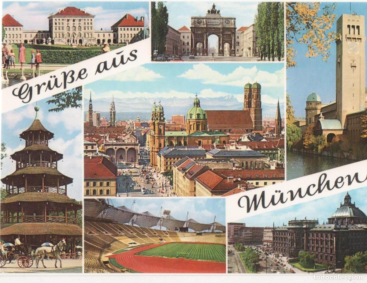 Cartes Postales: Alemania- Munich-Sin circular-