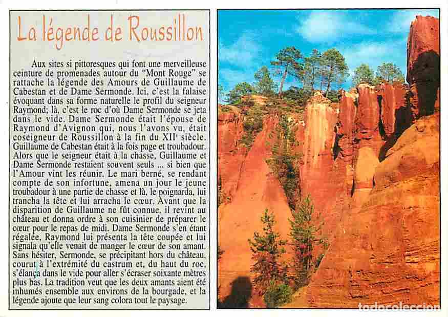Postales: Francia - 84 - Roussillon - La L&eacute;gende de Roussillon - CPM - Voir Scans Recto-Verso