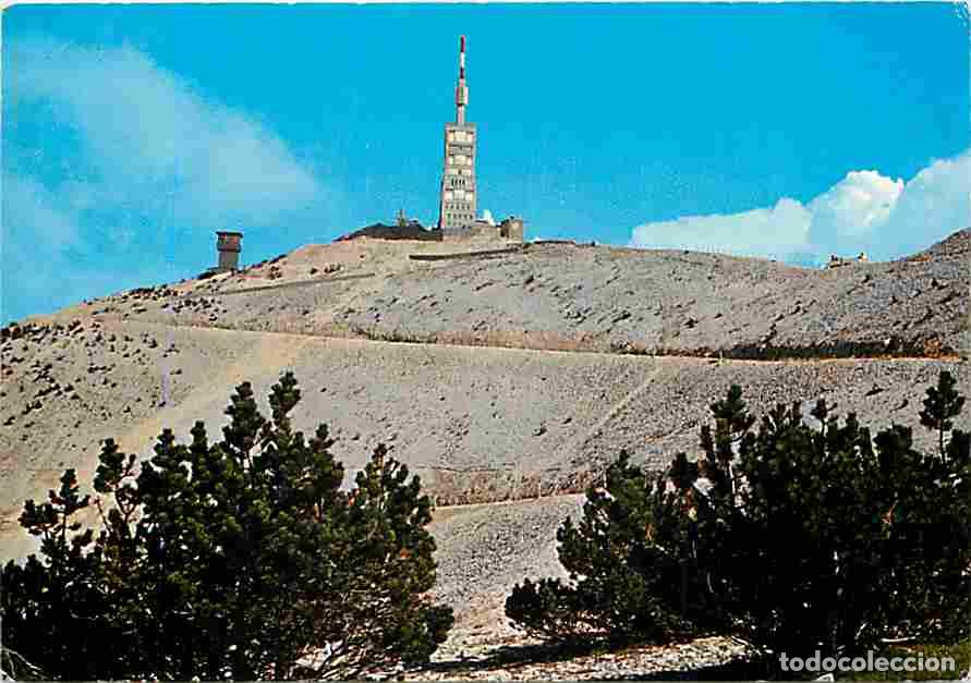 Postales: Francia - 84 - Mont Ventoux - Nouvelle Tour-relais de T&eacute;l&eacute;vision - Tour de l'Observatoire - Vue de l