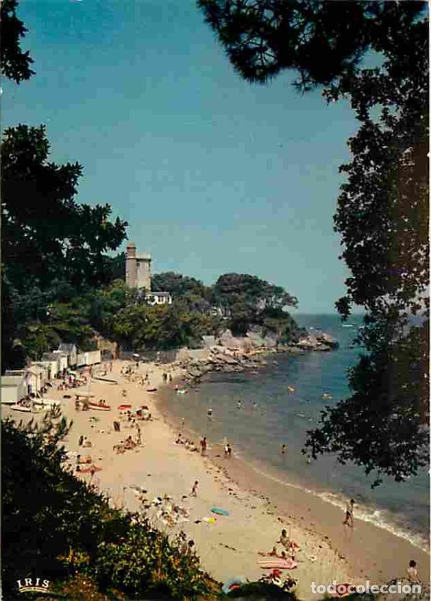 Postales: Francia - 85 - Ile de Noirmoutier - L'anse Rouge et la Tour Plantier - Plage - CPM - Voir Scans Rect