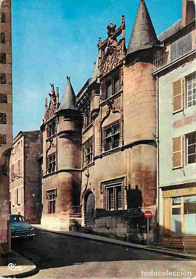 Postales: Francia - 86 - Poitiers - Hotel Fum&eacute; - Facult&eacute; de Lettres - Automobiles - Flamme Postale de Tours -