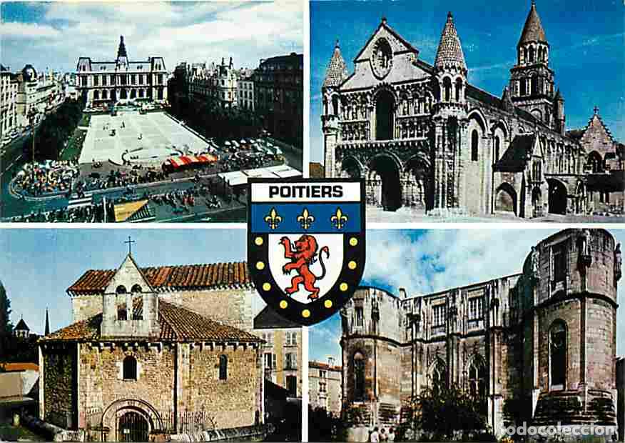 Postkarten: Francia - 86 - Poitiers - Multivues - Eglise - Blasons - Carte Neuve - CPM - Voir Scans Recto-Verso