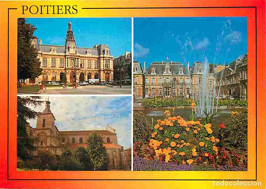 Postais: Francia - 86 - Poitiers - Multivues - Automobiles - Fleurs - CPM - Voir Scans Recto-Verso