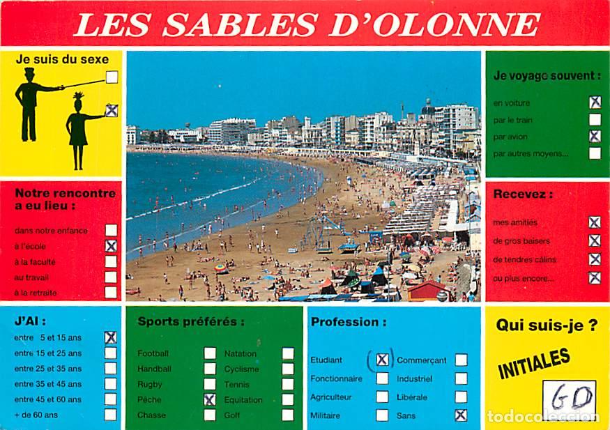 Postales: Francia - 85 - Les Sables d'Olonne - La Plage et le remblai - CPM - Voir Scans Recto-Verso