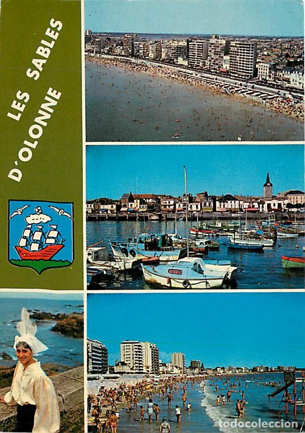 Postales: Francia - 85 - Les Sables d'Olonne - Multivues - Bateaux - Sc&egrave;nes de Plage - Folklore - Sablaise - B