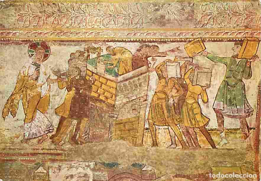 Postales: Francia - 86 - Saint Savin sur Gartempe - L'Eglise Abbatiale - La Tour de Babel - Peinture Religieus