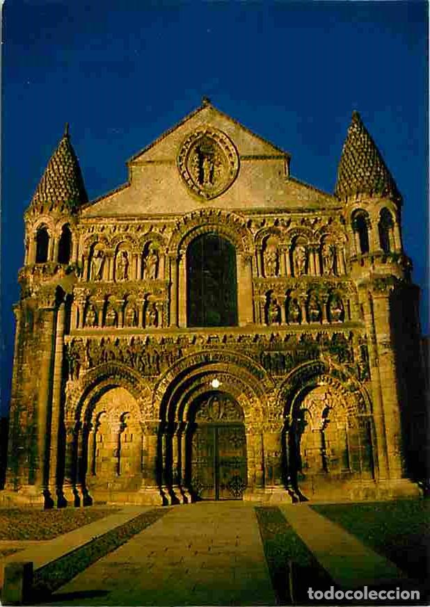 Postais: Francia - 86 - Poitiers - L'Eglise Notre Dame La Grande - Vue de Nuit - Flamme Postale - CPM - Voir