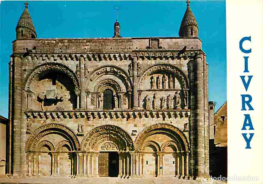 Postales: Francia - 86 - Civray - Eglise Saint Nicolas - La fa&ccedil;ade - Carte Neuve - CPM - Voir Scans Recto-Vers