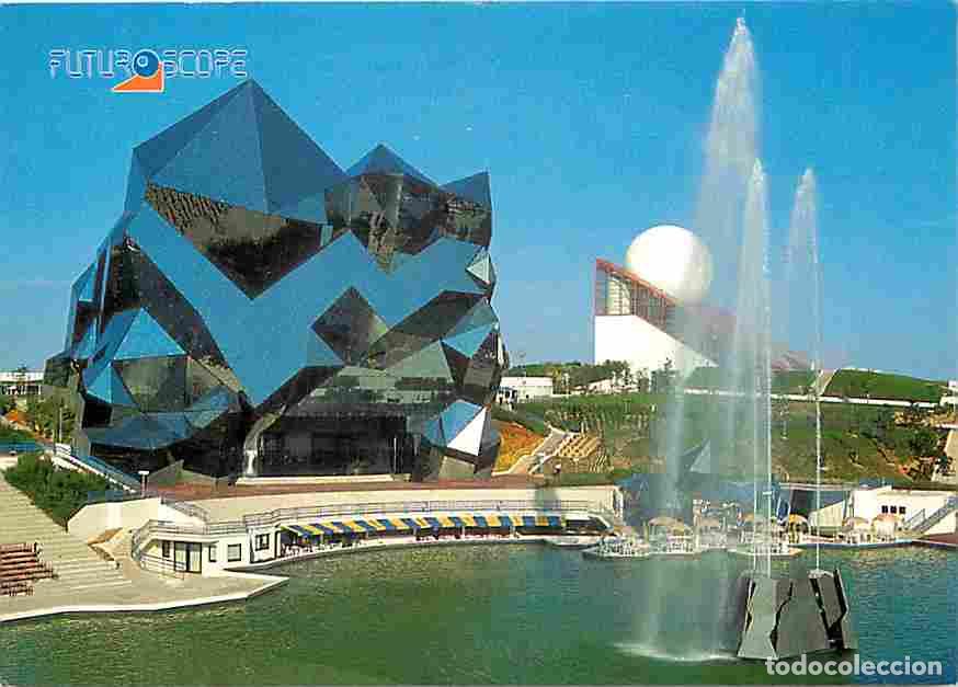 Postales: Francia - 86 - Jaunay-Clan - Parc d'attractions du Futuroscope de Poitiers - Le Kin&eacute;max - Le Lac et