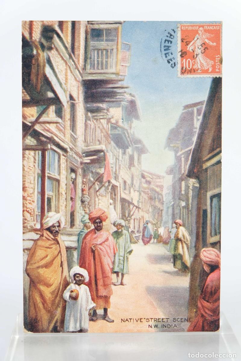 Postcards: TARJETA POSTAL ANTIGUA INGLATERRA CALLE DE LA INDIA