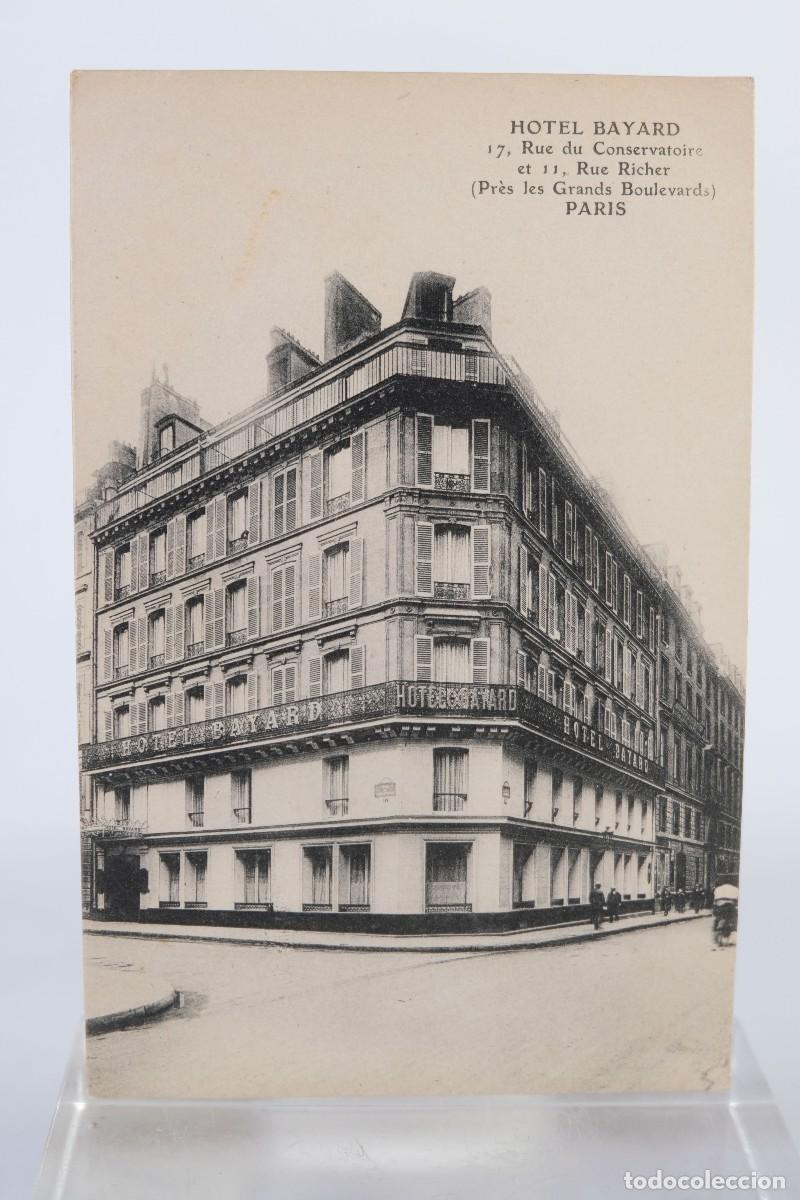 Postcards: TARJETA POSTAL ANTIGUA FRANCIA PARIS HOTEL BAYARD