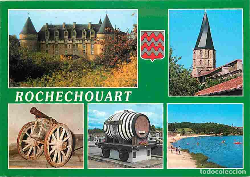 Postkarten: Francia - 87 - Rochechouart - Multivues - Blasons - Canon - Tonneau - Ch&acirc;teaux - CPM - Voir Scans Re