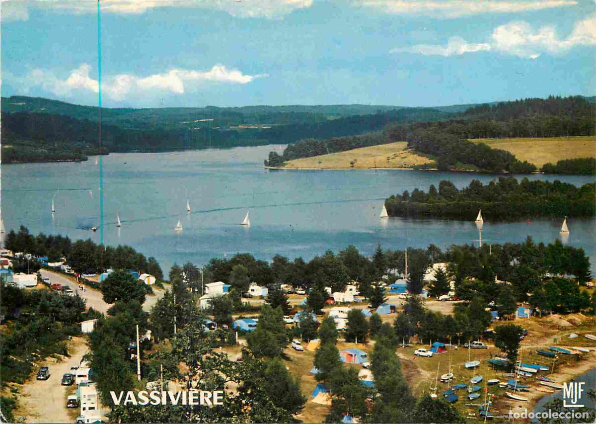 Postales: Francia - 87 - Vassivi&egrave;re en Limousin - Le Lac de Vassivi&egrave;re - Camping du Touring Club de France - A