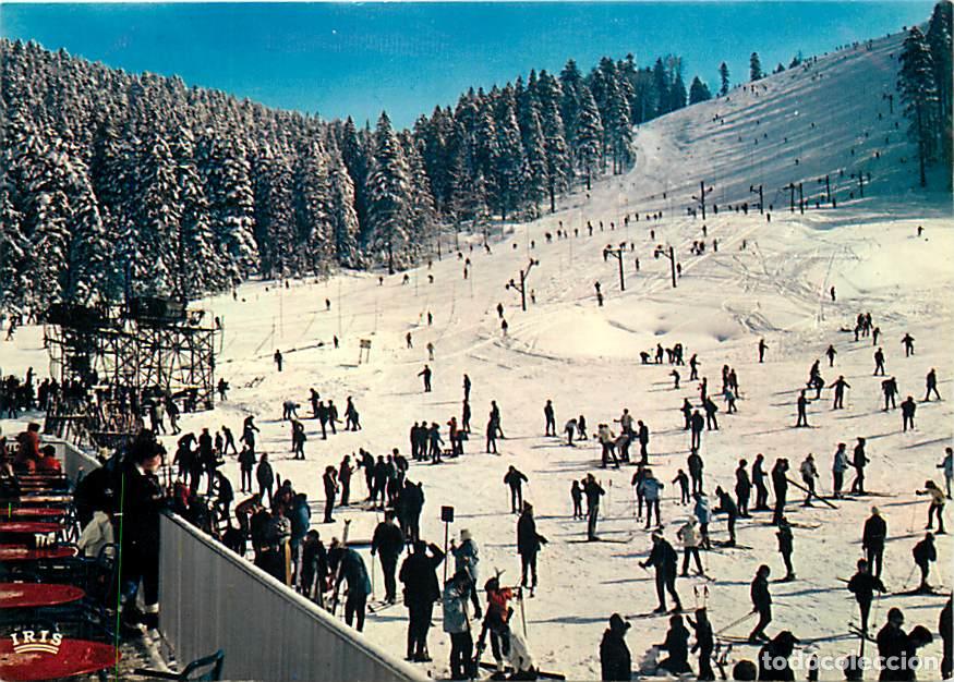 Postales: Francia - 88 - La Bresse - Centre de ski Chitelet-Hohneck - Piste de la Vologne la plus longue des