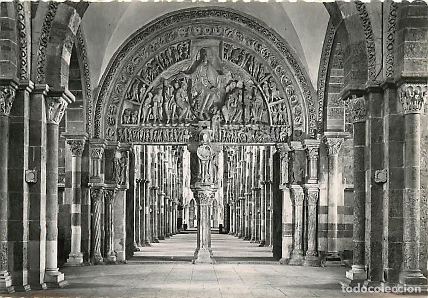 Postais: Francia - 89 - V&eacute;zelay - Eglise Abbatiale Sainte-Madeleine - Le Narthex et la Nef - CPSM grand forma