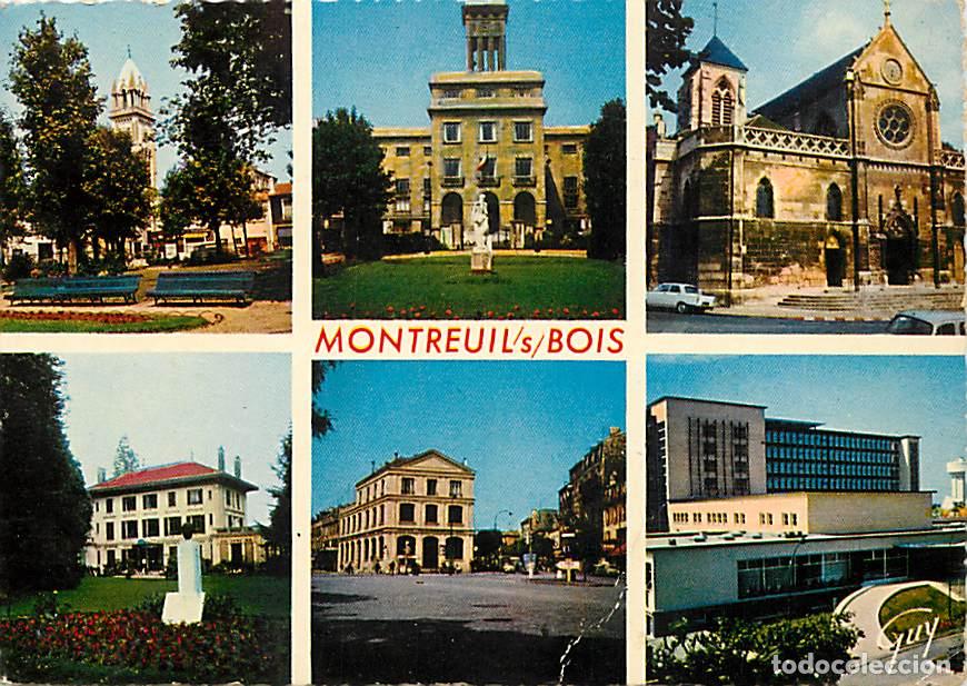 Postkarten: Francia - 93 - Montreuil sous Bois - Multivues - Automobiles - Etat l&eacute;ger pli visible - CPM - Voir S
