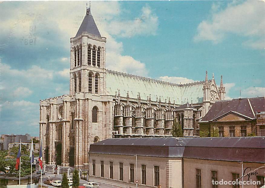 Postales: Francia - 93 - Saint Denis - La Basilique et la L&eacute;gion dHonneur - Flamme Postale de Saint Denis - CP