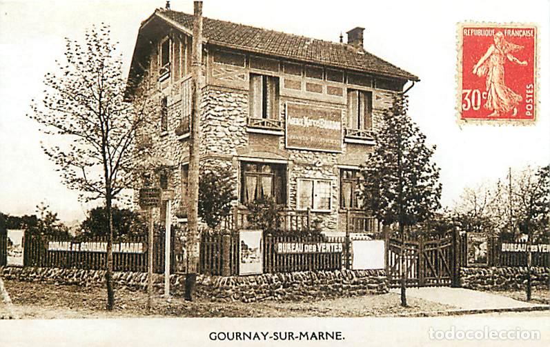 Postkarten: Francia - 93 - Gournay sur Marne - Reproduction de CPA - Bureau des ventes - Carte Publicitaire Agen