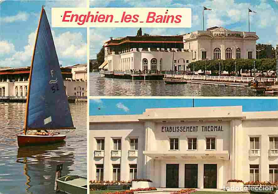 Postkarten: Francia - 95 - Enghien les Bains - Multivues - Le Lac - Etablissement Thermal - CPM - Voir Scans Rec