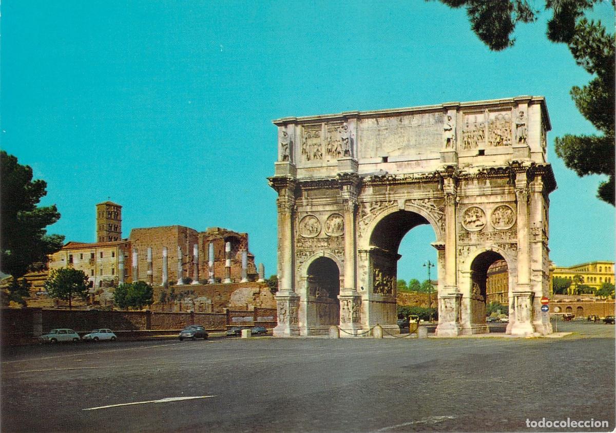 Postales: Postal Roma Arco de Constantino Monumento Romano Italia Color Ektachrome