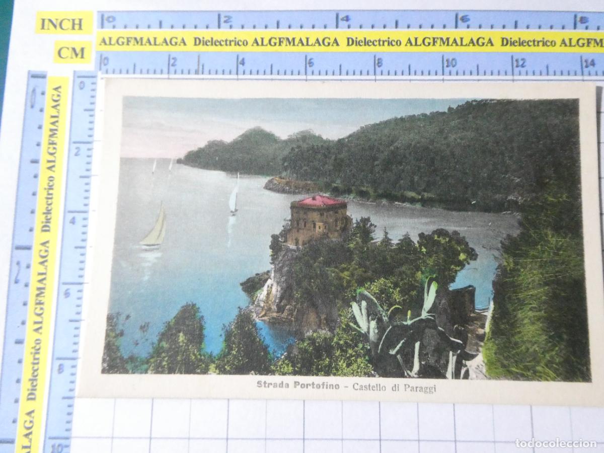 Postcards: ANTIGUA POSTAL DE ITALIA. STRADA PORTOFINO CASTELLO DI PARAGGI. 2886