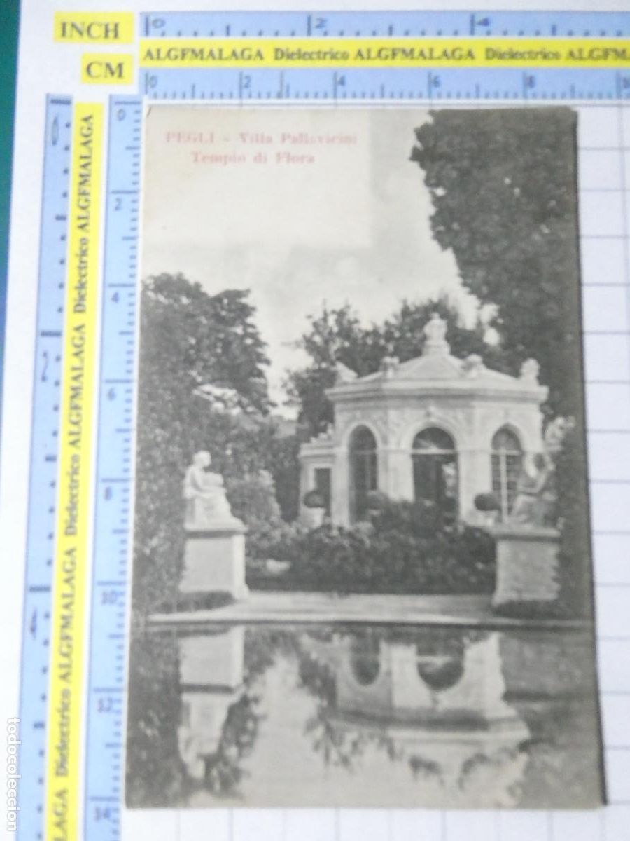 Cartes Postales: ANTIGUA POSTAL DE ITALIA. PEGLI VILLA PALLAVICINI TEMPLO DI FLORE. REVERSO NO DIVIDIDO. 2899