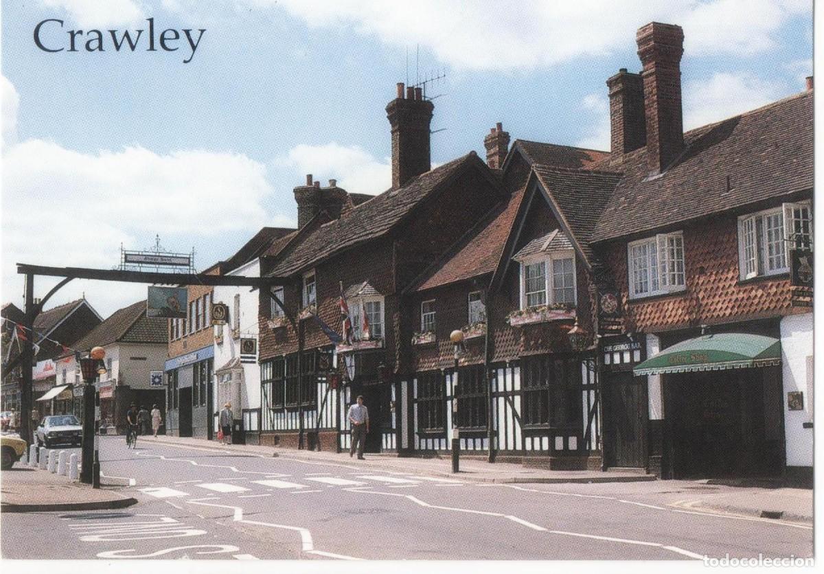 Cartes Postales: Crawley-Inglaterra-circulada-