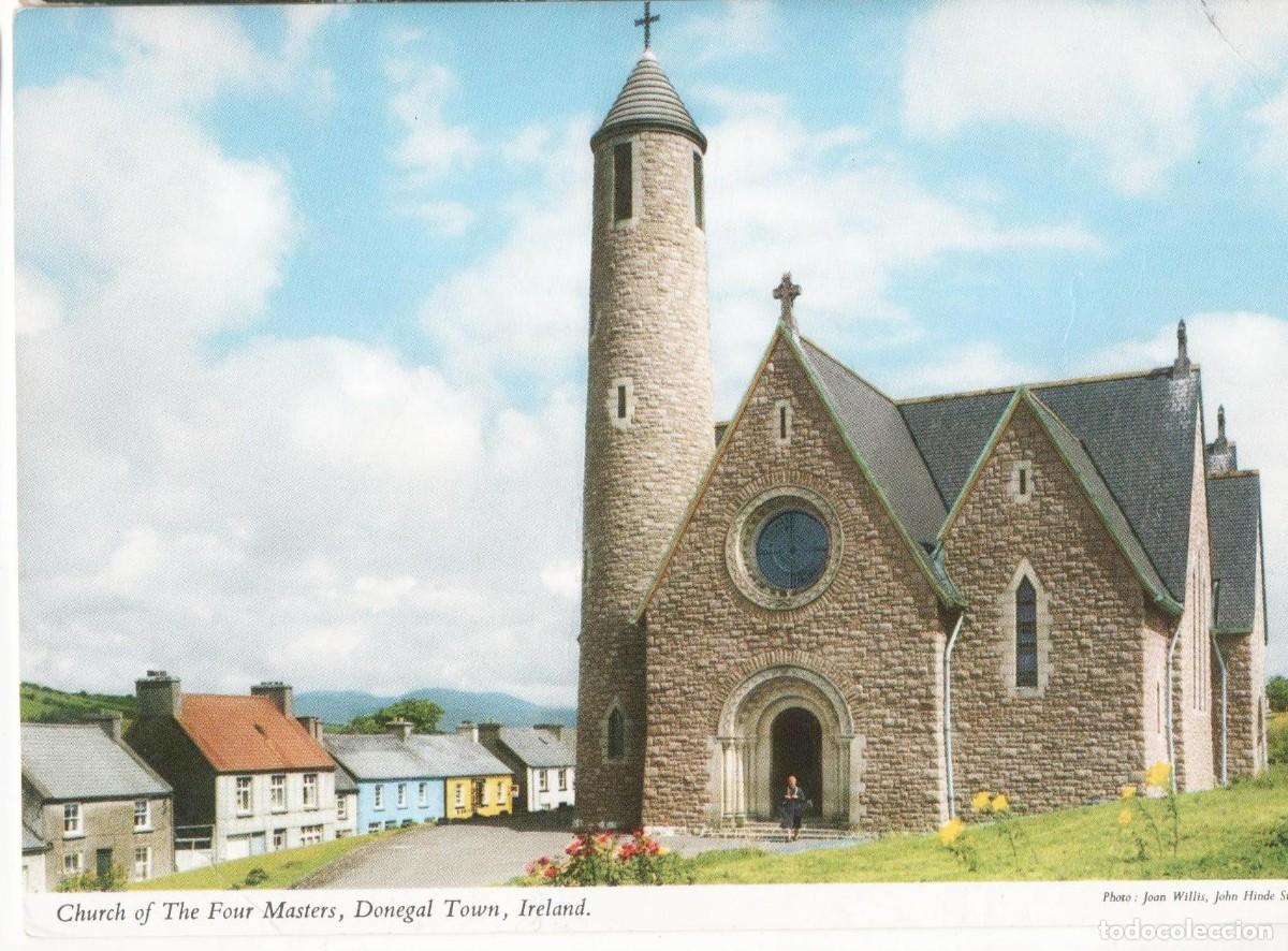 Cartes Postales: Iglesia de Donegal-Irlanda-circulada-