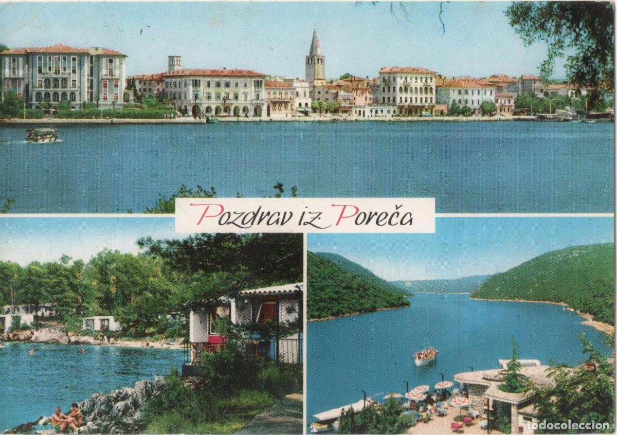 Postales: Porec-Croacia-circulada-