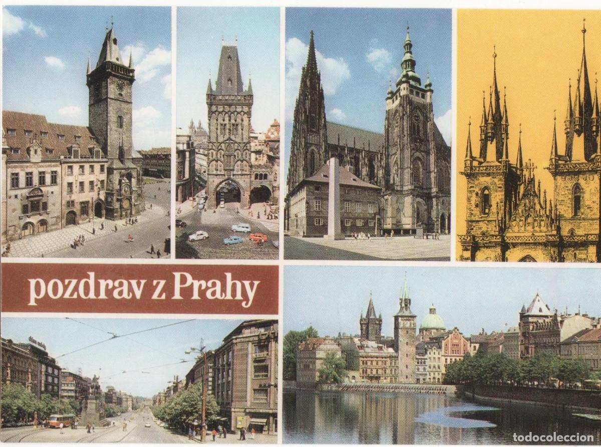 Postales: Rep&uacute;blica Checa-Praga- Circulada-