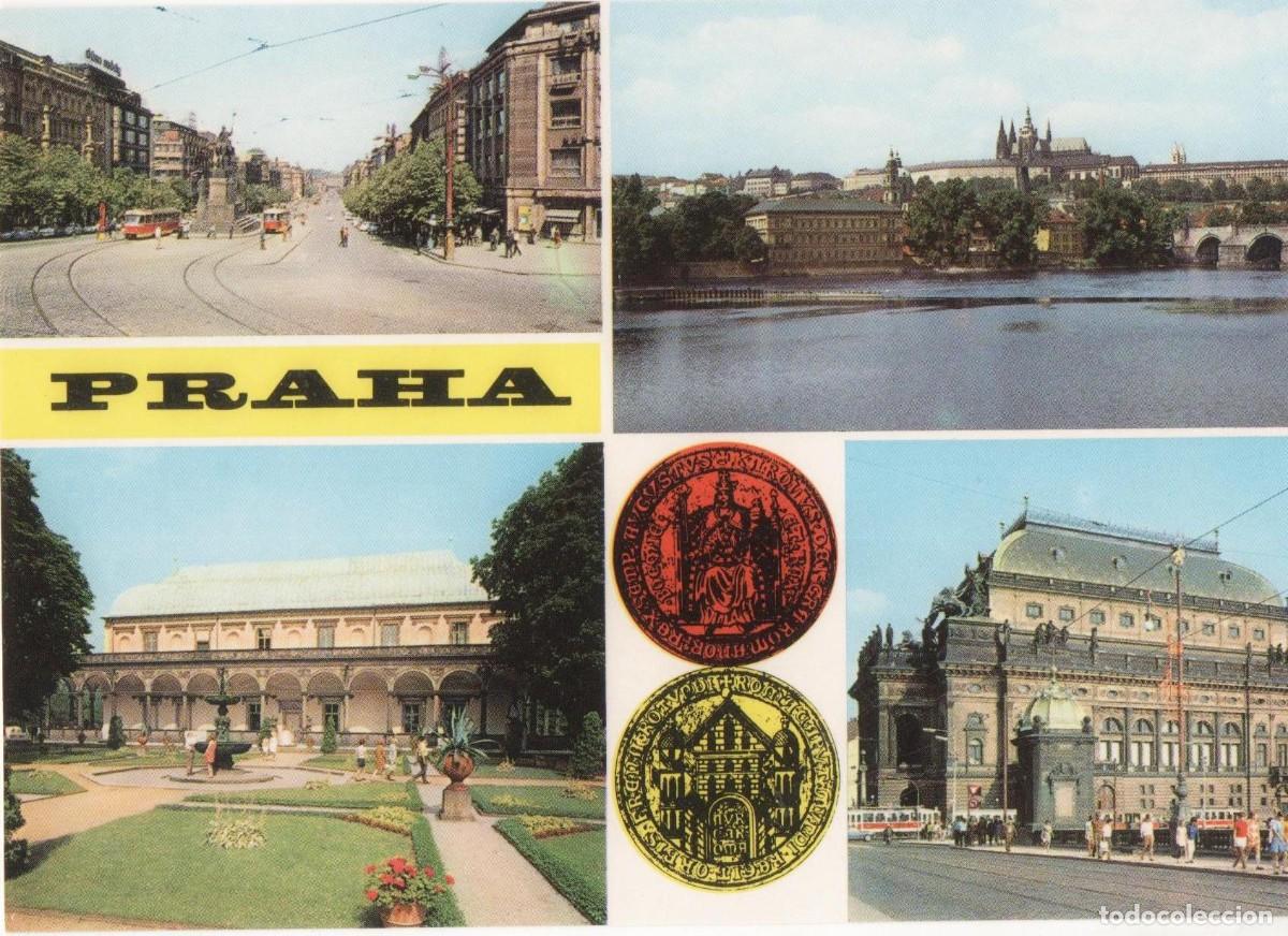 Postais: Rep&uacute;blica Checa-Praga- Circulada-