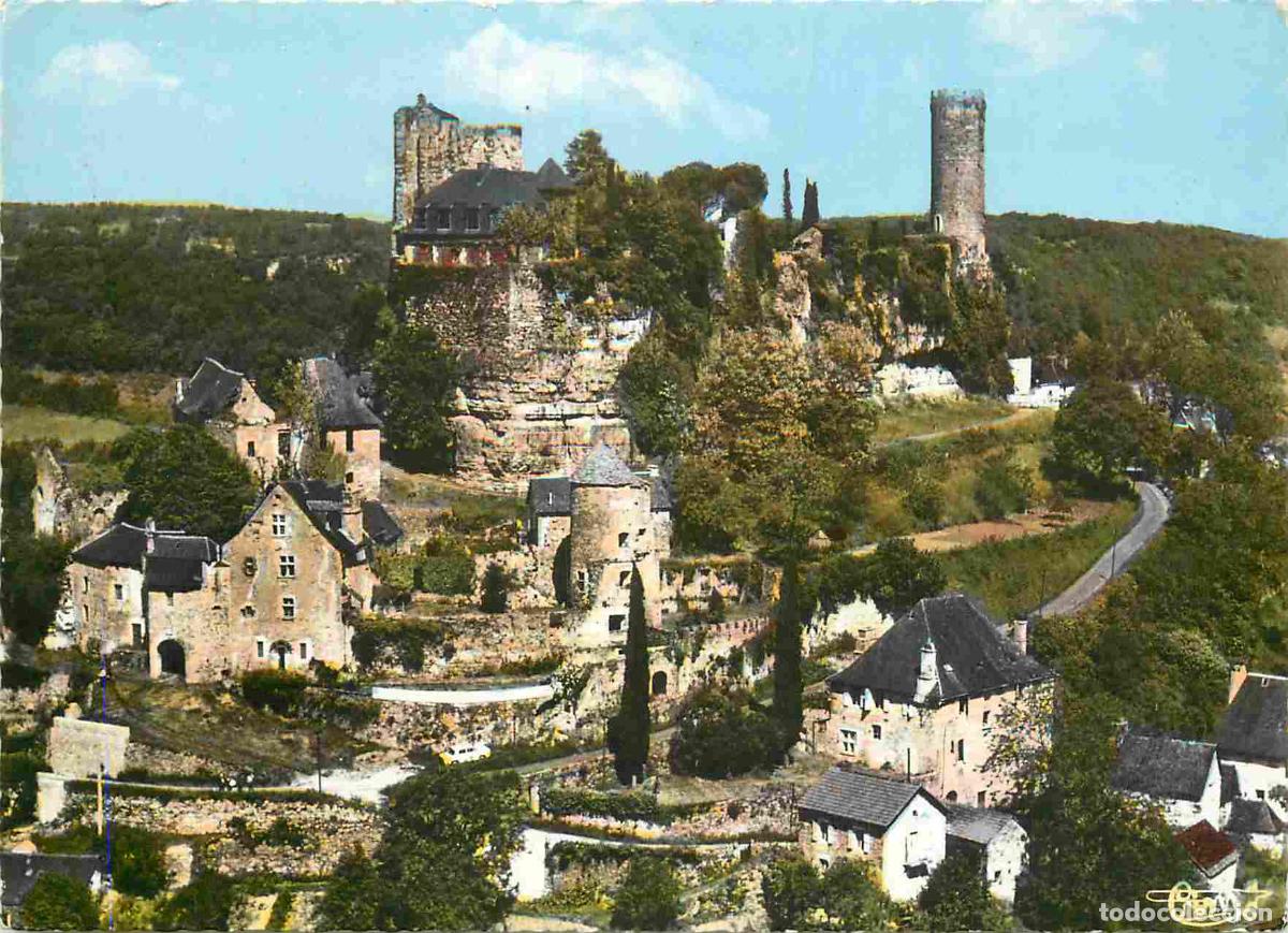 Postales: Francia - 19 - Turenne - Vue g&eacute;n&eacute;rale a&eacute;rienne - La Tour de C&eacute;sar - Mention photographie v&eacute;ritable