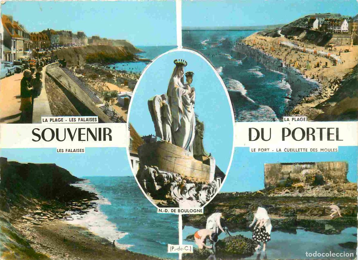 Postais: Francia - 62 - Le Portel - Multivues - Mention Photographie V&eacute;ritable - Carte dentel&eacute;e - CPSM grand