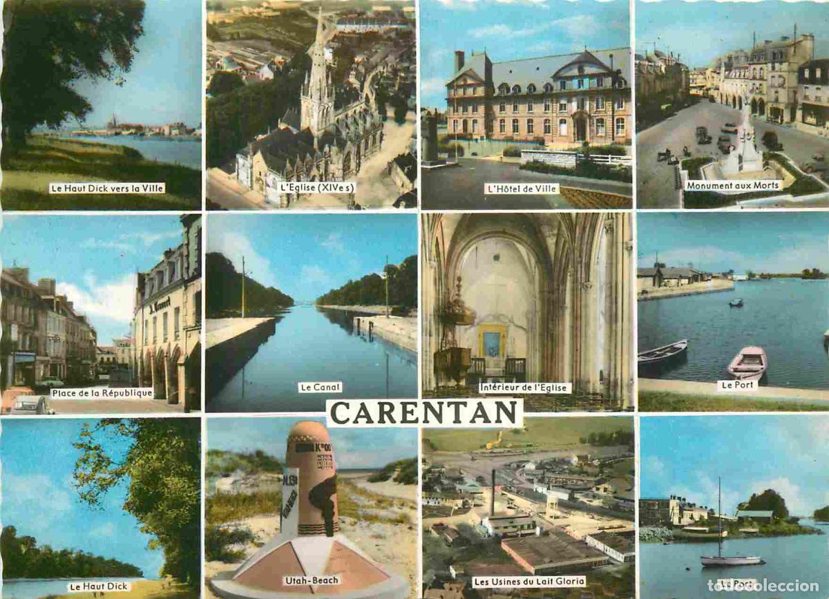 Cartes Postales: Francia - 50 - Carentan - Multivues - Carte dentel&eacute;e - CPM - Voir Scans Recto-Verso