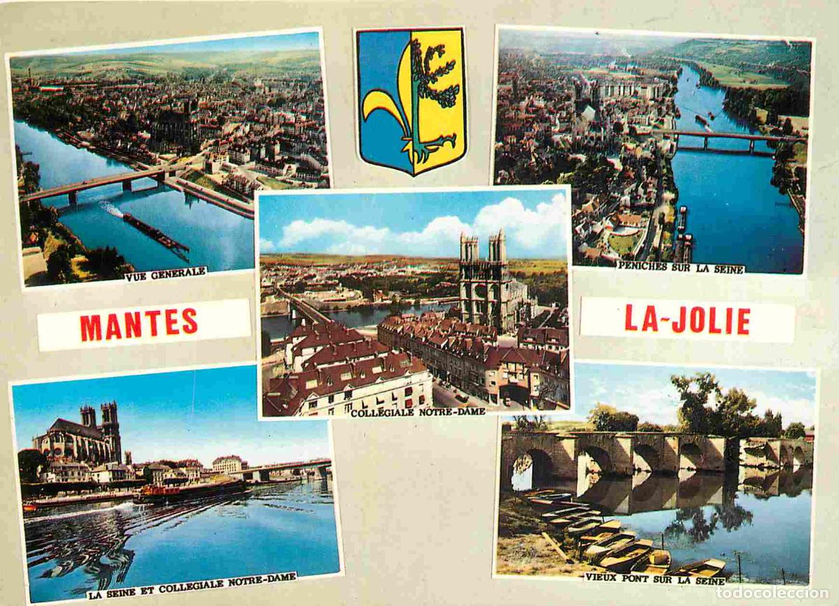 Postcards: Francia - 78 - Mantes la Jolie - Multivues - Blasons - CPM - Voir Scans Recto-Verso