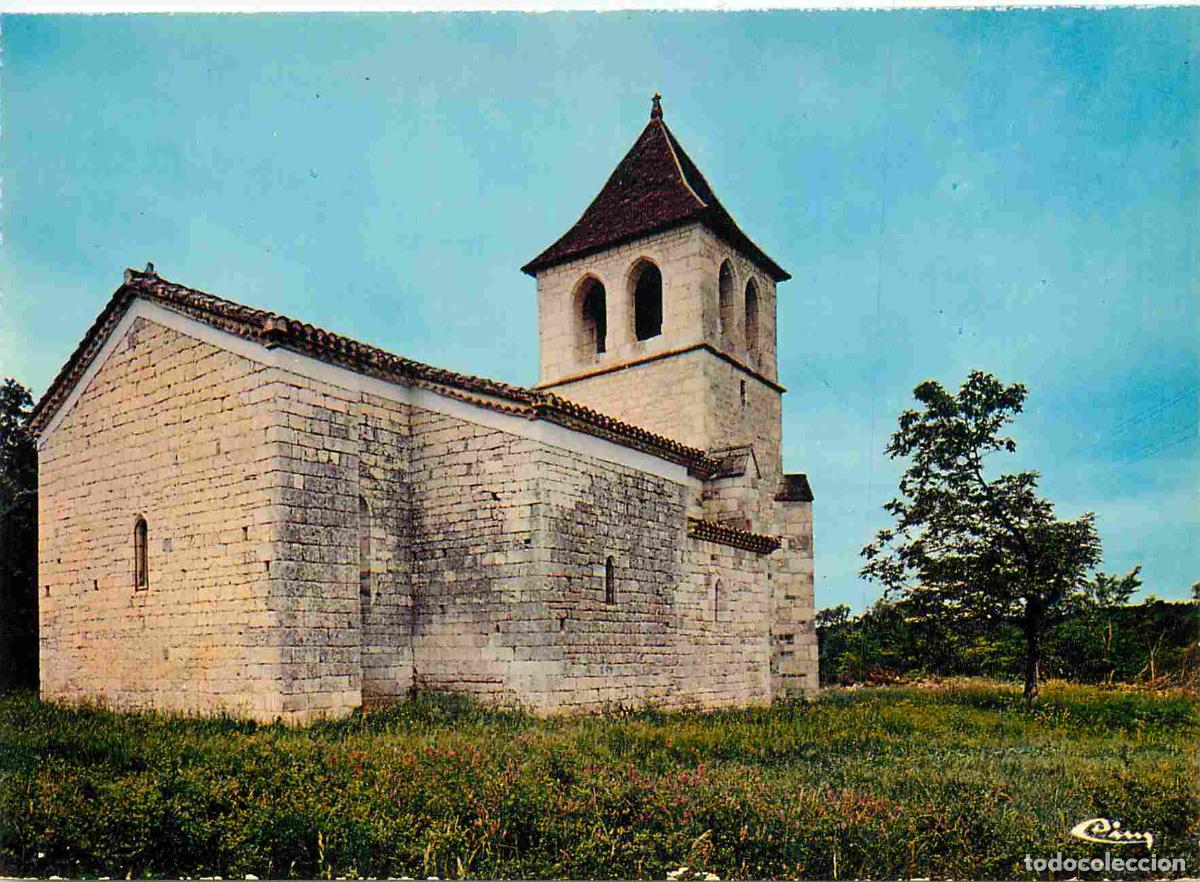 Postales: Francia - 82 - Montpezat de Quercy - L'&eacute;glise romane de Saux aux environs de Montpezat de Quercy - C