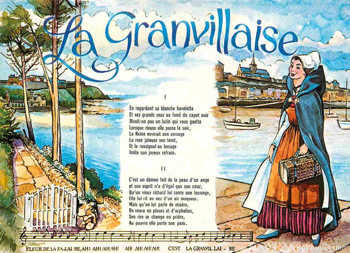 Postais: Francia - 50 - Granville - La grandvilaise - Chanson illustration - CPM - Voir Scans Recto-Verso