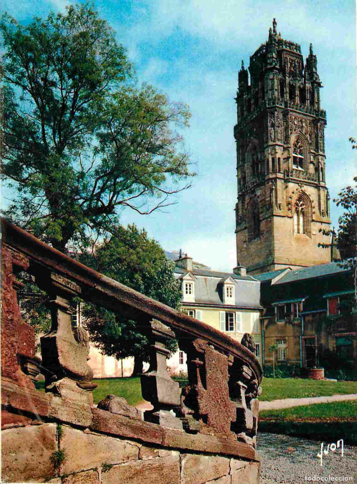 Cartoline: Francia - 12 - Rodez - Le Clocher vu de la cour int&eacute;rieure de l'&Eacute;v&ecirc;ch&eacute; - CPM - Voir Scans Recto-Vers