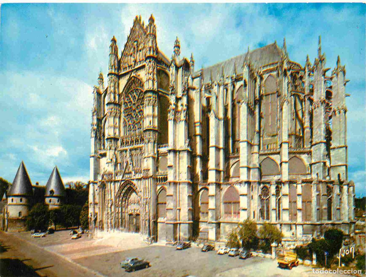 Postkarten: Francia - 60 - Beauvais - La Cath&eacute;drale et l'entr&eacute;e du Palais de Justice - CPM - Voir Scans Recto-Ve