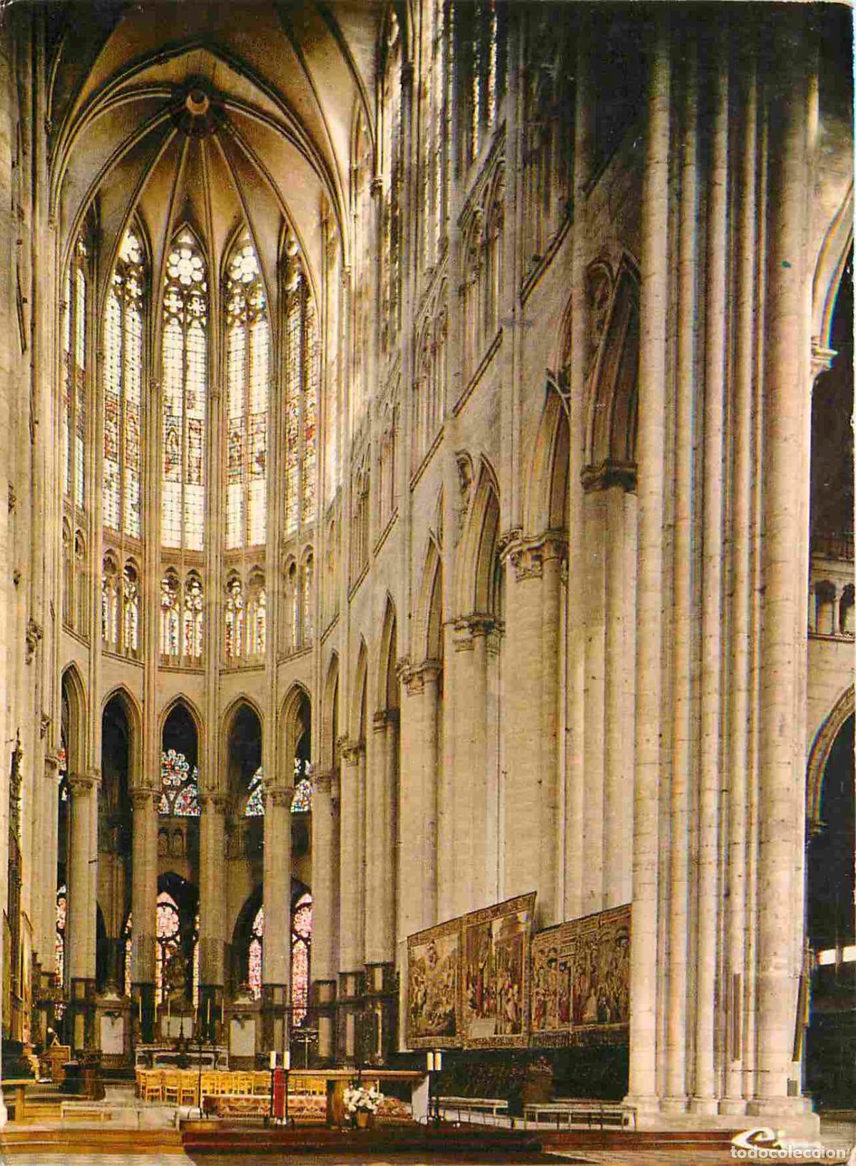 Postkarten: Francia - 60 - Beauvais - int&eacute;rieur de la Cath&eacute;drale - Le choeur le plus haut du monde - CPM - Voir