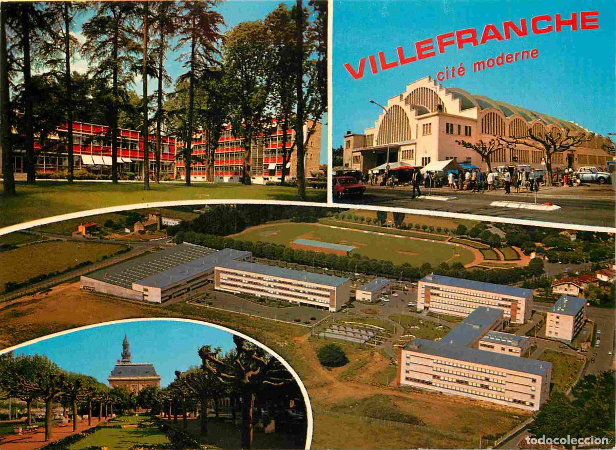 Cartes Postales: Francia - 69 - Villefranche-sur-Saone - La ville moderne au centre la cit&eacute; technique - Multivues - V