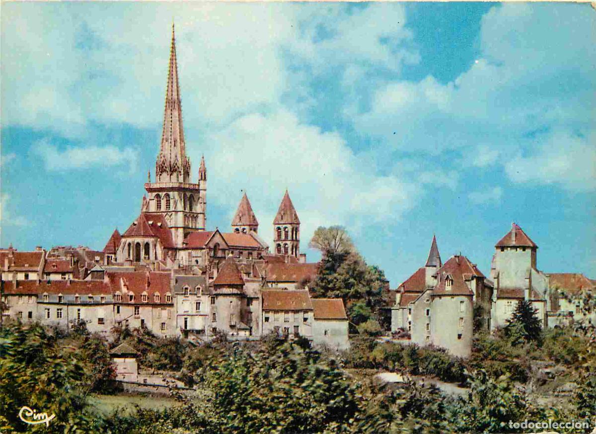 Postales: Francia - 71 - Autun - Basilique St-Lazare et tours de d&eacute;fense moyen-&acirc;ge - CPM - Voir Scans Recto-Ve