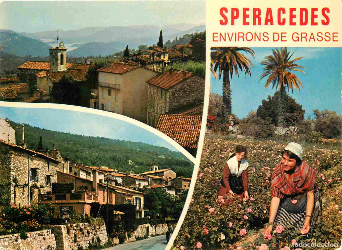 Cartes Postales: Francia - 06 - Speracedes - Multivues - Cueillette des roses - Folklore sc&egrave;nes et types - CPM - Voir