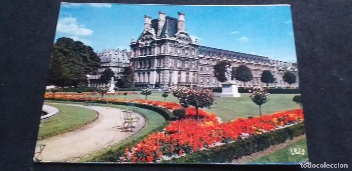 Postais: FRANCIA-V51-140X90mm.-PARIS-LE LOUVRE AND THE GARDENS