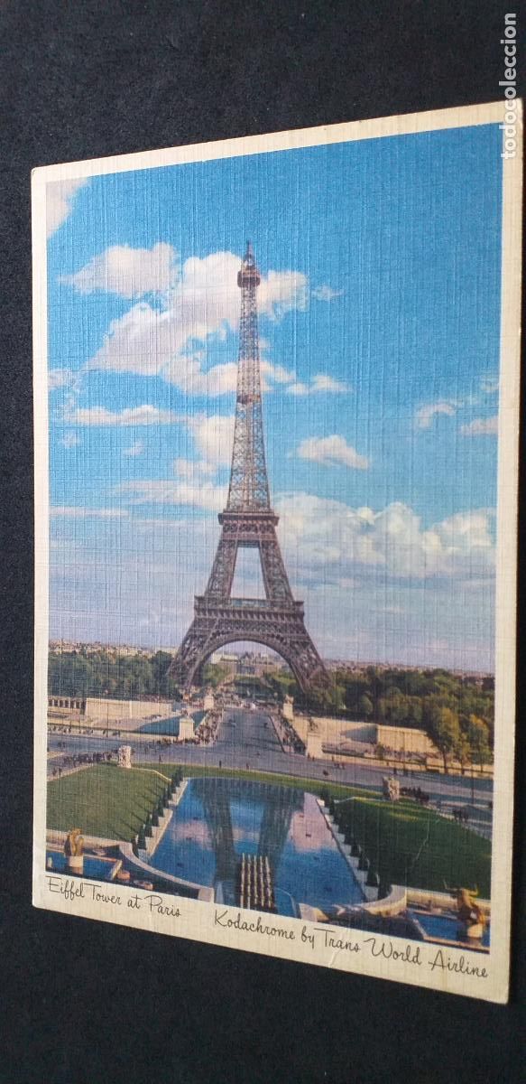 Cartoline: FRANCIA-V51-140X90mm.-PARIS-LA TORRE EIFFEL...CIRCULADA