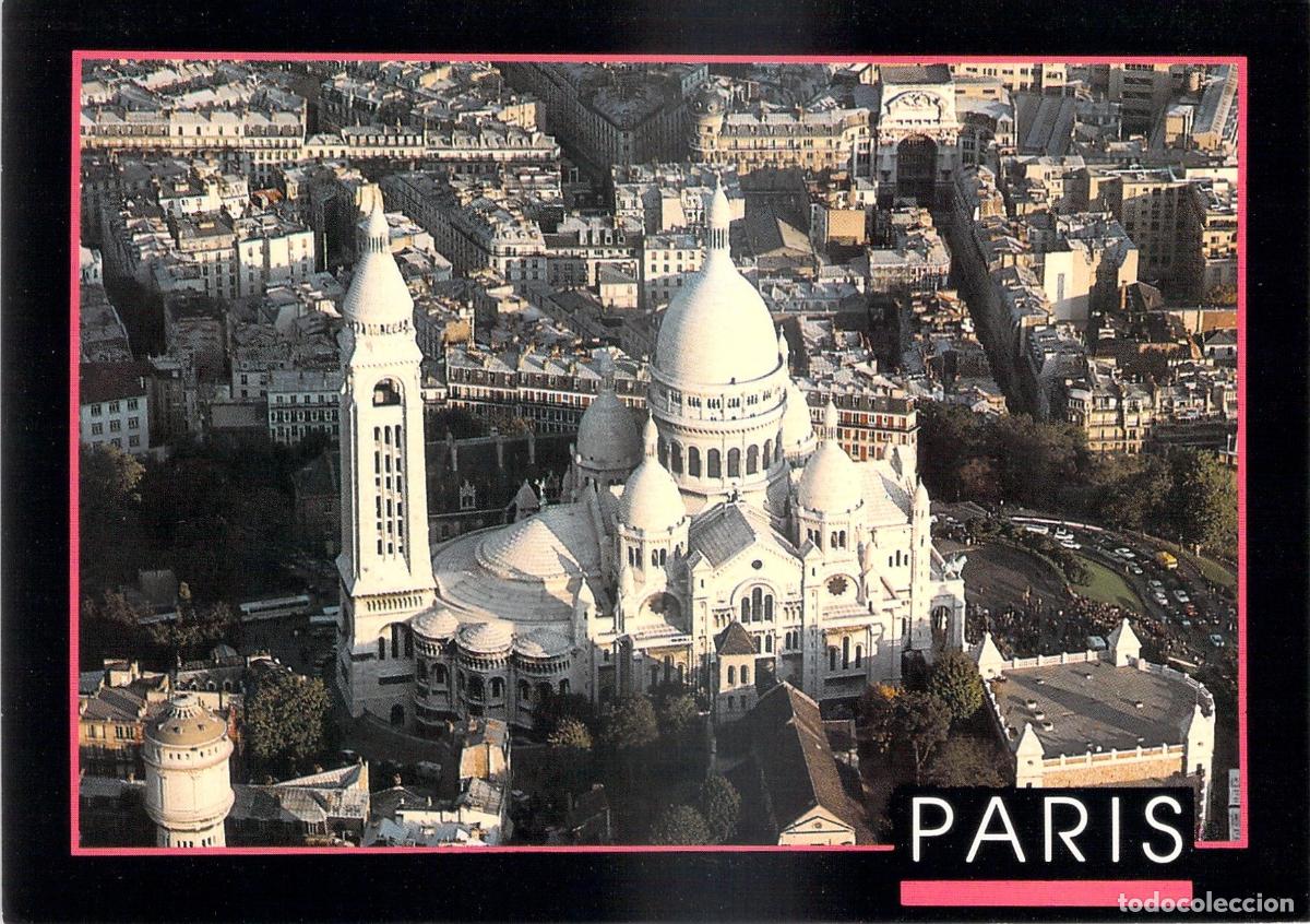Postkarten: Postal Par&iacute;s Sacr&eacute;-C&oelig;ur Bas&iacute;lica de Montmartre Vista Panor&aacute;mica