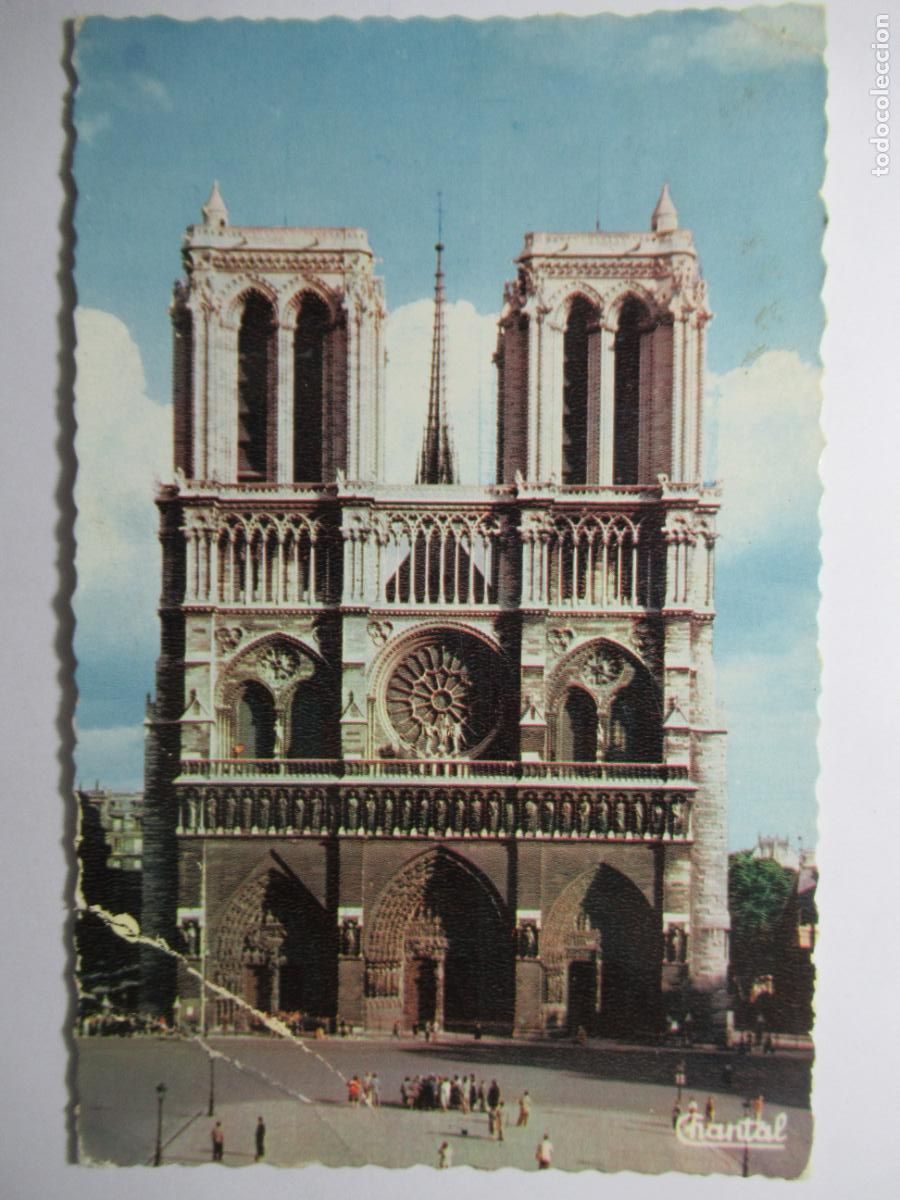 Postales: Par&iacute;s - Notre-Dame - escrita - Foto 1