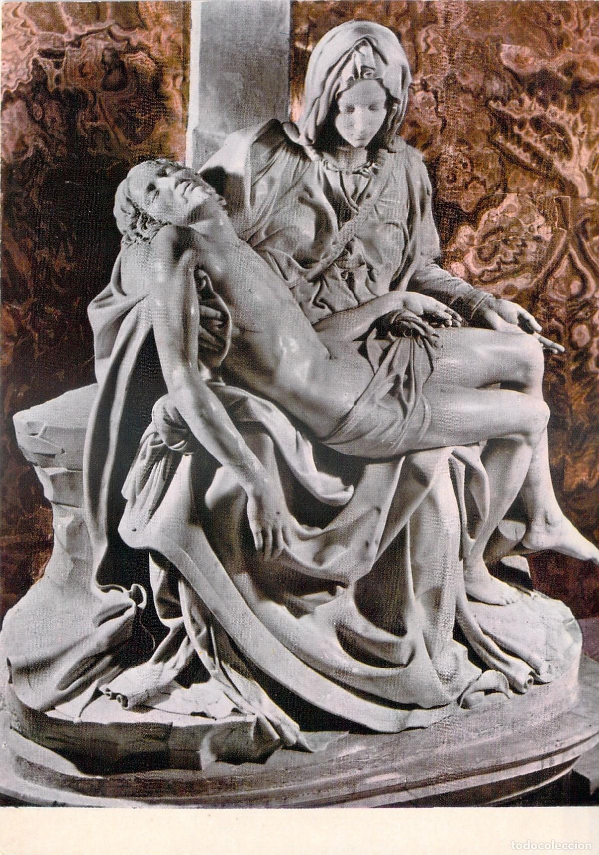 Cartoline: Postal ROMA: &rdquo;La Piedad&rdquo; de Miguel &Aacute;ngel en la Bas&iacute;lica de San Pedro
