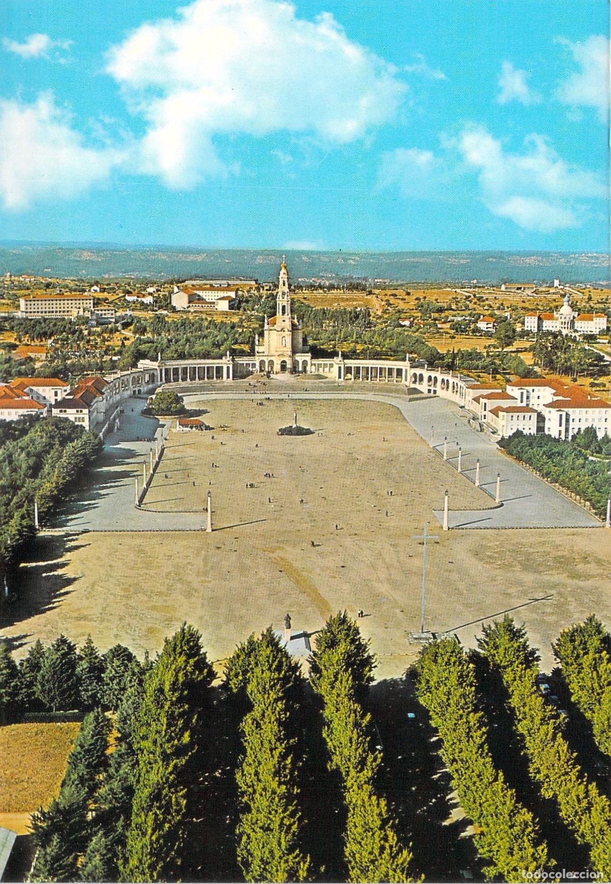 Postkarten: Postal F&aacute;tima Portugal, Vista A&eacute;rea Explanada Santuario y Bas&iacute;lica