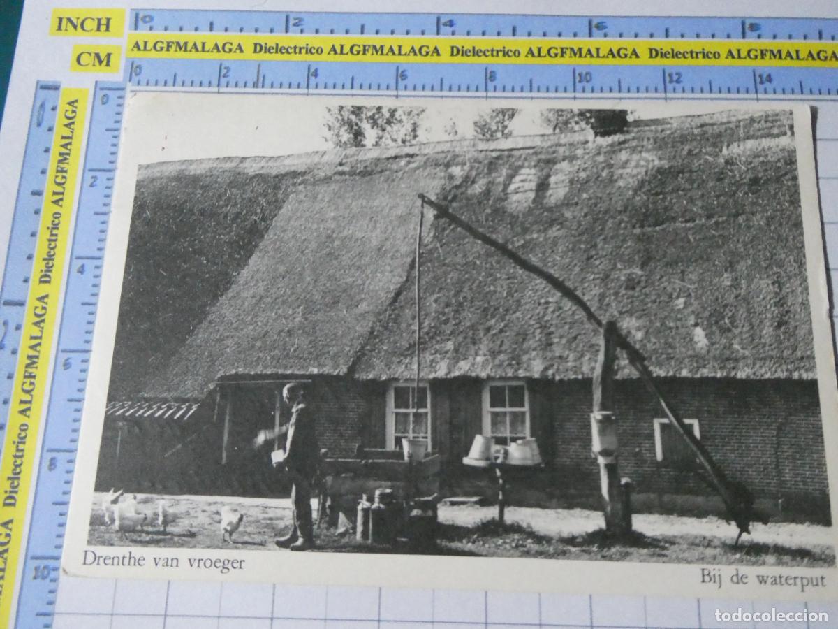 Postales: POSTAL DE HOLANDA PA&Iacute;SES BAJOS. FACS&Iacute;MIL 1929. DRENTHE VAN VROEGER BIJ DE WATERPUT BOMBA AGUA. 2743